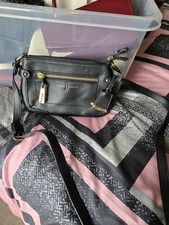 Jasper Black Leather Shoulder