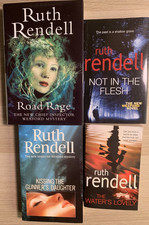 Ruth Rendell 4 Book Bundle - 2 Hardcover 2 Paperback - Road Rage, Water's Lovely