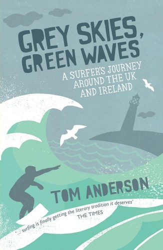 Grey skies green waves - grey,