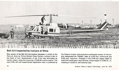 Bell 214b twin - 214b, turbine