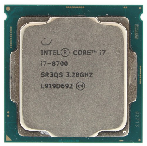 Intel core 8700 2 - core, 3.2