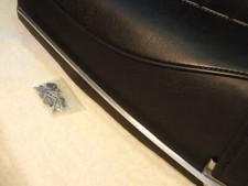 MOTORCYCLE SEAT CHROME TRIM