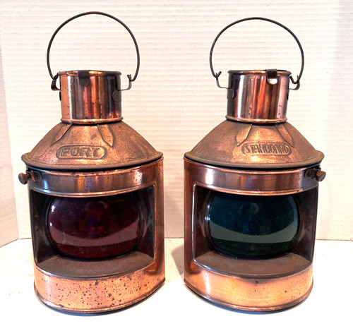 Vtg nautical set copper - vtg, set/2