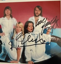 ABBA Hand Signed Autograph