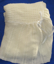Traditional Baby Shawl Cream