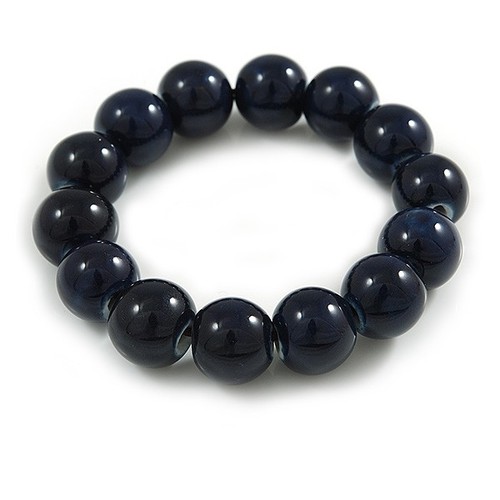 15mm dark blue round ceramic - round,