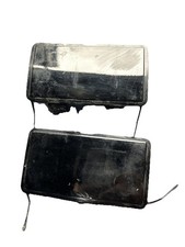 1999 Mercedes ML W163 Pair Rear Bumper Mount Covers 1638851381 1638850281 Black