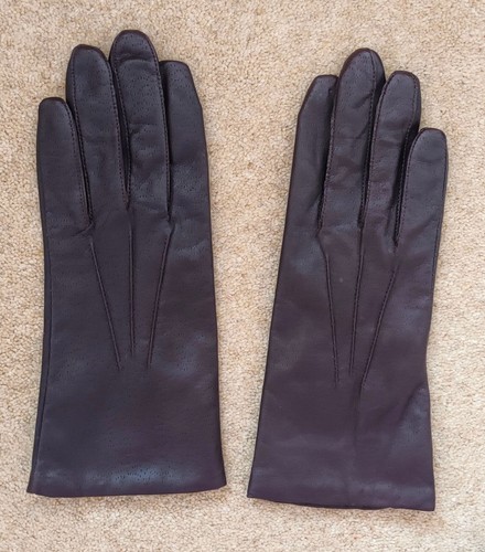 Ladies brown coloured leather - coloured,