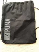 PUMA Carry ruckSack Drawstring Backpack School Soccer Tote swimming Sport Bag