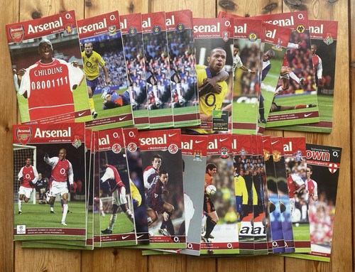 Arsenal home programmes - home,