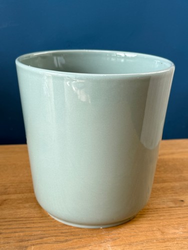 Green plain ceramic - ceramic, cm
