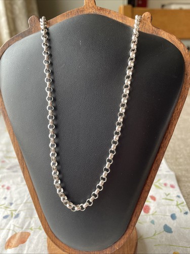 Vintage sterling silver rolo - silver,