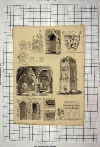 Old antique print - print, 1900-1960