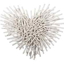 Driftwood Effect Heart White3D