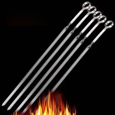 10-50PCS BBQ LONG Metal Kebab