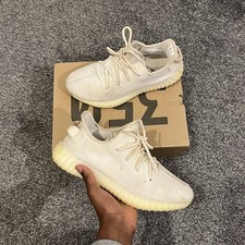adidas Yeezy Boost 350 V2 Men's Sneakers Cream Triple White, Size 7.5