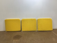 Yellow Foam Seat Cushions Set
