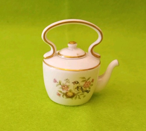 Spode miniature ceramic kettle - spode,