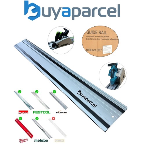 Aluminum plunge saw guide - guide, rail