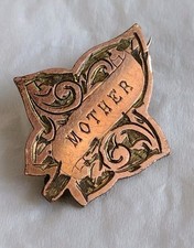 Vintage Brooch Pin 'Mother'