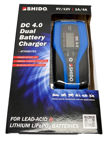 Shido battery charger - dc, 4.0