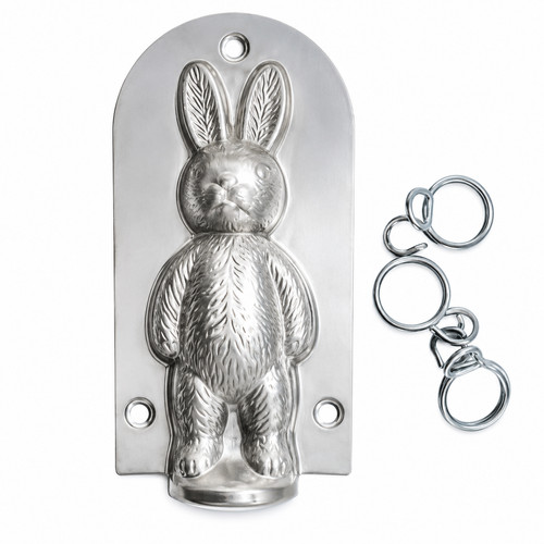 Antique tin chocolate mold - tin,