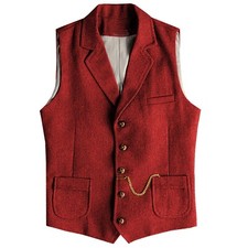 Mens Tweed Waistcoat