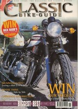 Classic Bike Guide Magazine 2002 November Sachs 800 Roadster BSA G14 Test 3918F