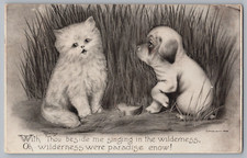 Cute Kitten Puppy With Thou