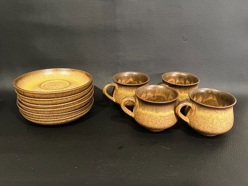 Denby pottery romany brown cup - romany,