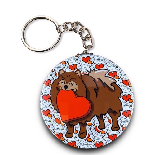 Brown pomeranian dog - brown,