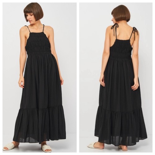 Zara black ruffled voluminous - black,