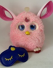 Furby Pink Connect Interactive Pet Toy Bluetooth Smart With Sleep Mask