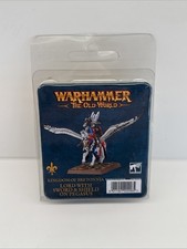 Warhammer Bretonnian Lord with Sword and Shield on Pegasus Bretonnia Old World