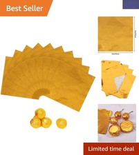 100 Decorative Gold Foil Candy