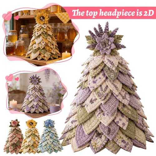 Christmas trees kit quilted - trees,