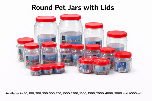 Round clear pet plastic - round,