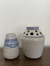 Lovely Pair Of Studio pottery
