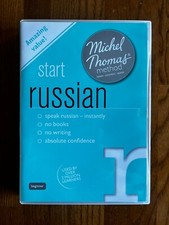 Michel Thomas - Start Russian CD Beginner course W Booklet - EX condition 
