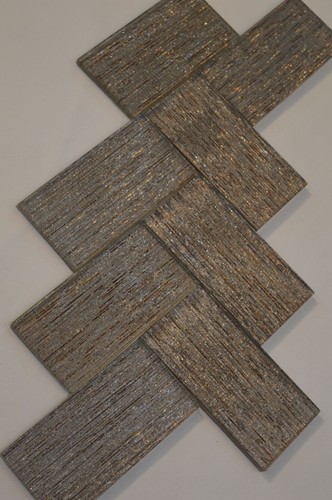 Brown shimmering metro - brown,