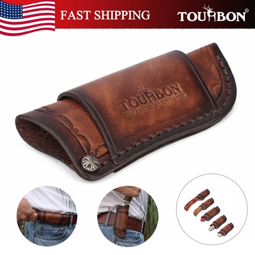 Tourbon real leather folding - leather,
