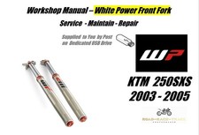 White Power KTM 250SXS 250 SXS