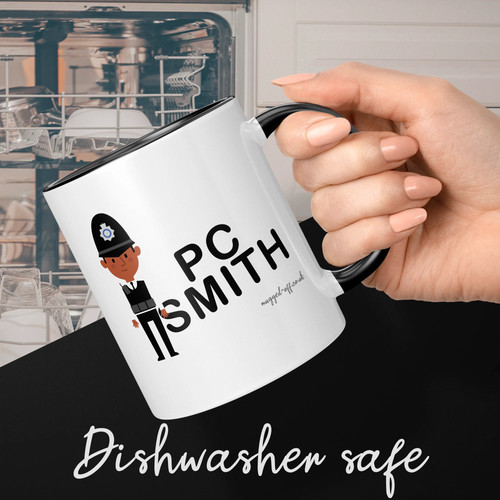Personalised policeman mug any - policeman,