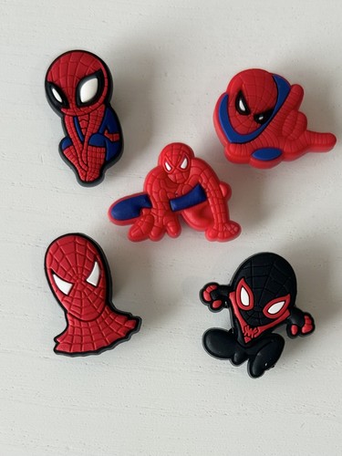 Boys spider man shoe charms