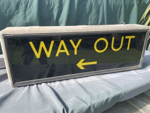 Lit way out london hanging - london,