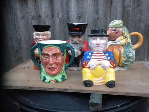 Toby character jugs - toby,
