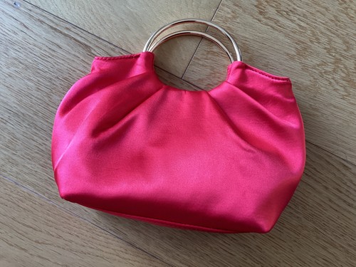 Quiz red satin pleated top - pleated,