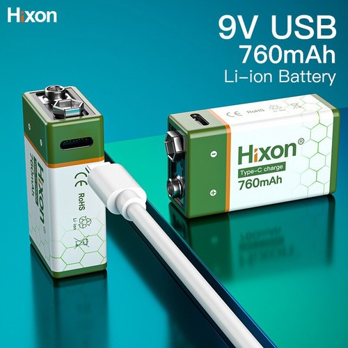 Hixon usb rechargeable - 9v,