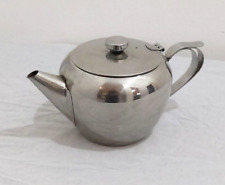LARGE VINTAGE SUNNEX STAINLESS STEEL TEAPOT MADE IN HONG KONG IN GOOD CONDITION