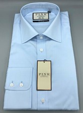 Thomas Pink, Pale Blue Shirt, UK:17, EU:43, RRP:£115!  BNWT, Slim Fit